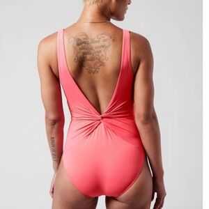 NWT Athleta Hampton Pink One-Piece Swimsuit XS